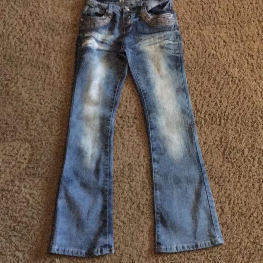 Uproar distressed girls jeans Waist 12” Length 33”